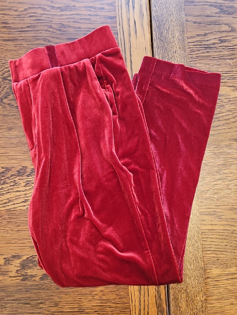 torrid Deep Red Velvet Pants